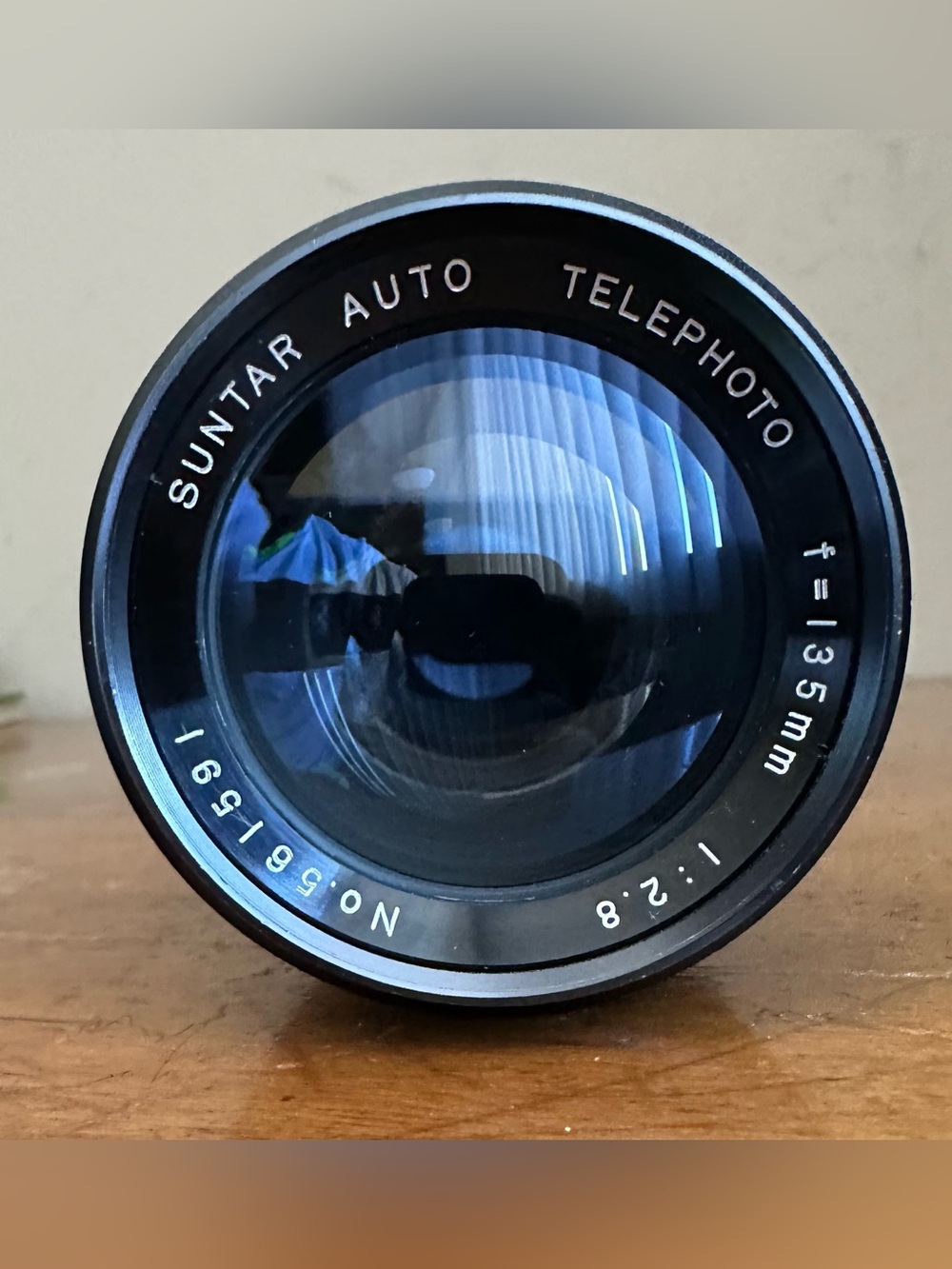 Suntar Auto 1:2.8 135mm Prime Telephoto Camera Lens for Pentax Screw Mount